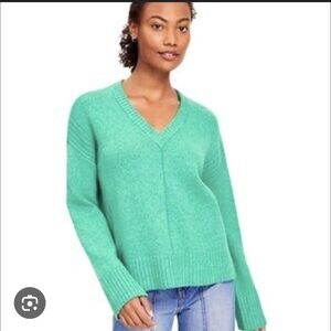 Loft Wide Sleeve Vneck Sweater